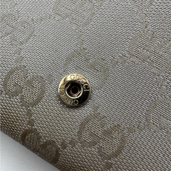 Gucci Wallet GG Canvas and Leather Monogram Britt Continental Long Wallet Gucci - Picture 9 of 17